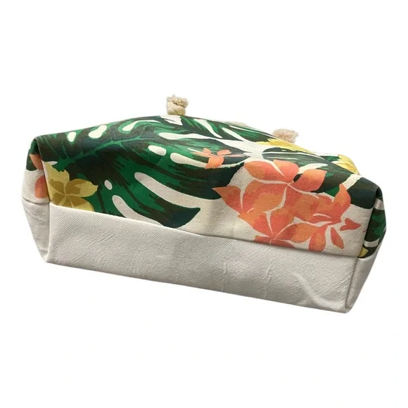 Tropical Canvas Beach Bag - Picture 6 of 16